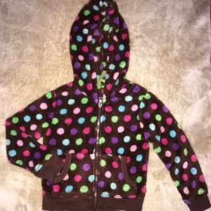 little girls fuzzy jacket